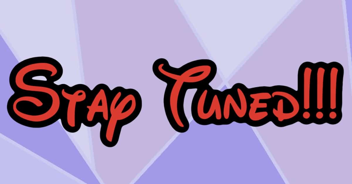 stay tuned