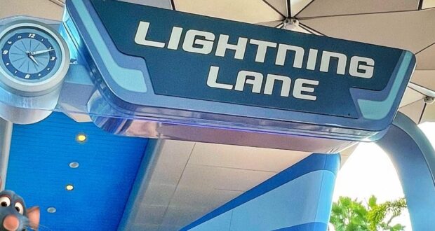Lightning Lane entrance.