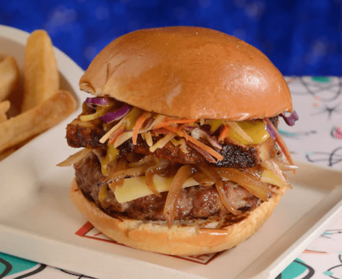 Pork on Pork Burger Sci-Fi Dine-In