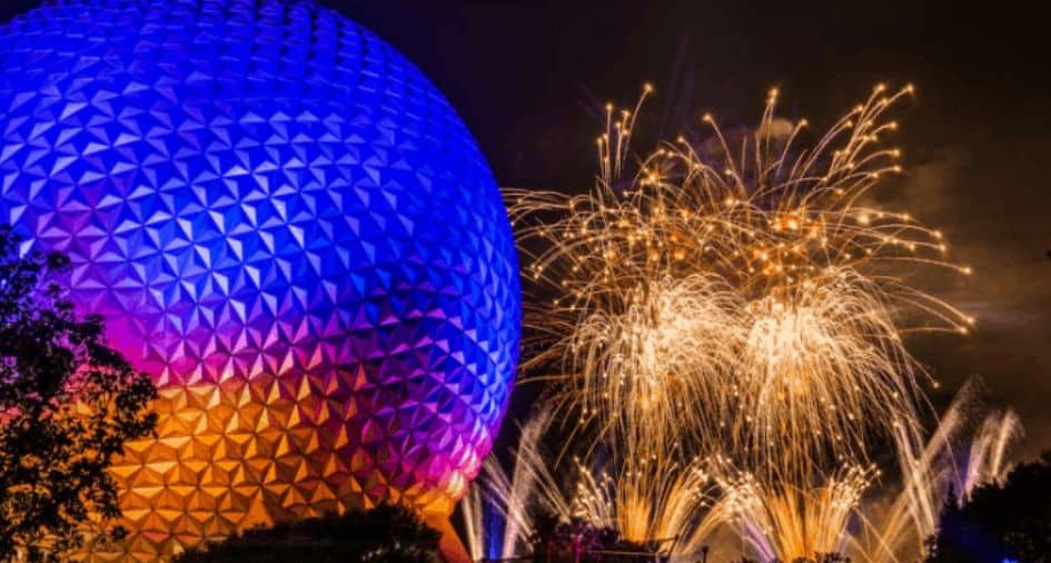 epcot-fireworks-spaceship-earth