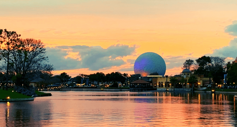 Sunset Epcot World Showcase
