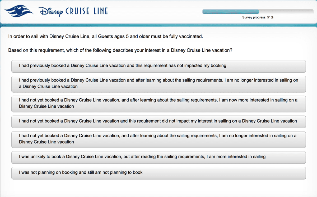 Disney Cruise Line COVID-19