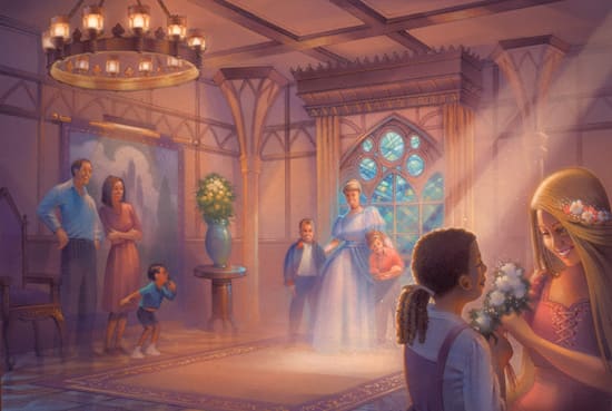 Concept Art for Princess Fairytale Hall