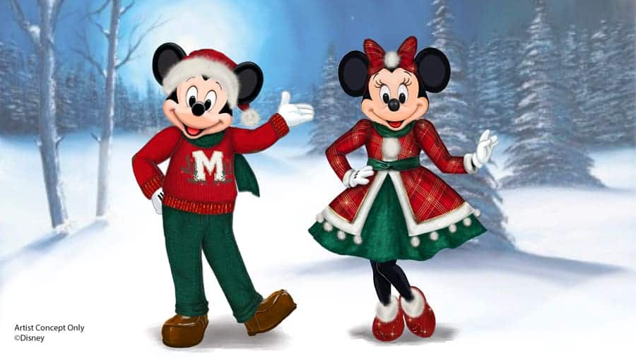 Mickey and Minnie Holiday Outfits