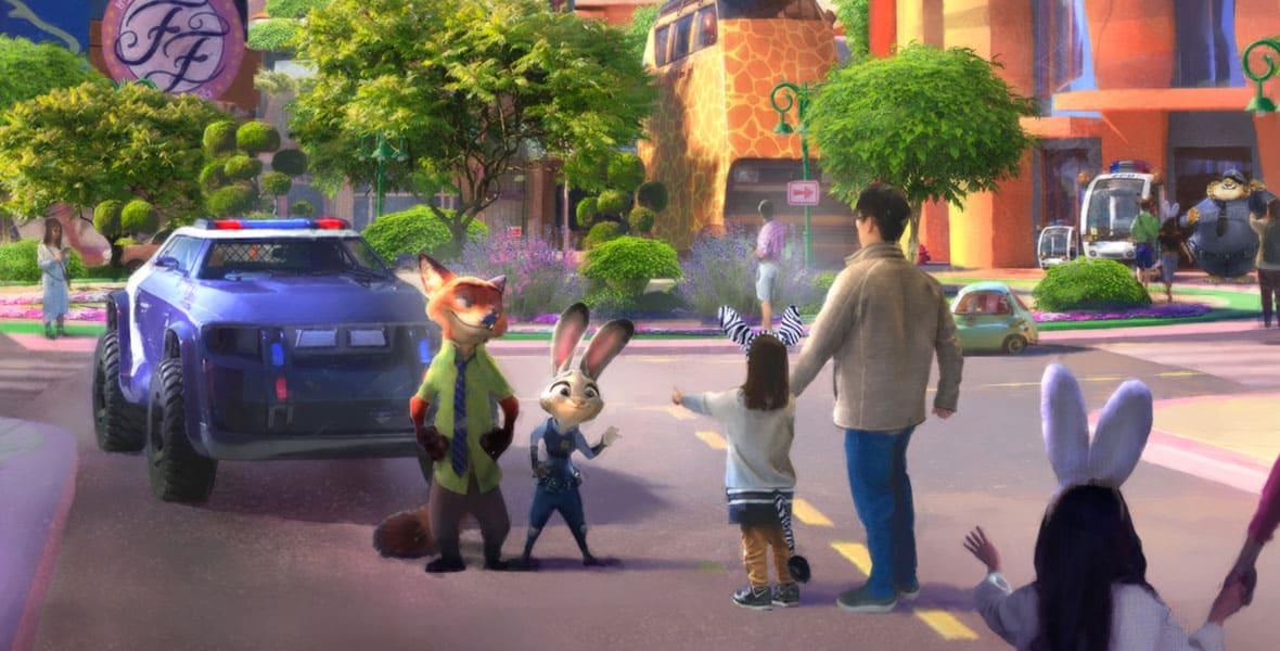 zootopia shanghai disneyland concept art