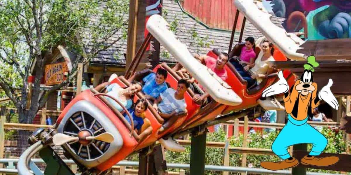 The Barnstormer Roller Coaster