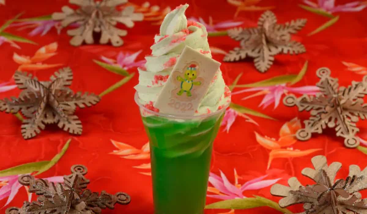 Christmas Dole whip disneys polynesian