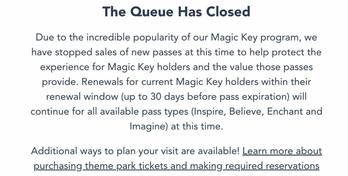 disney magic key virtual queue