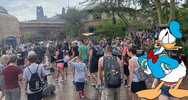 long lines at disney