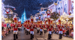 toy soldiers marching down main street usa