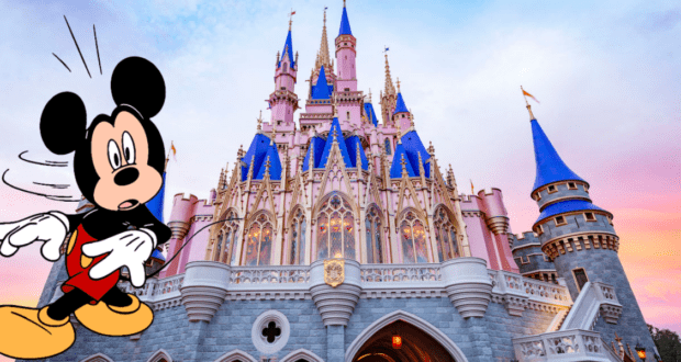 mickey looking shocked outside cinderella castle featured image