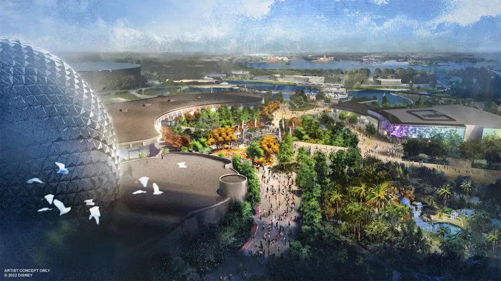 concept art for epcot's historic transformation