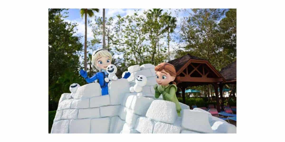 Disney's Blizzard Beach Frozen Theming