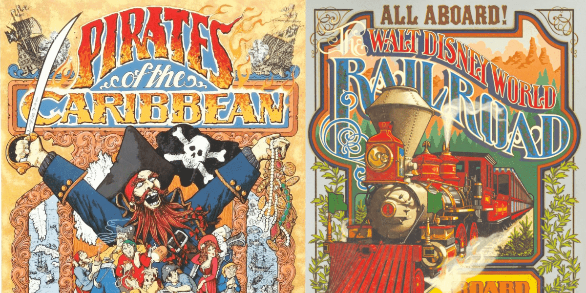 Pirates of the Caribbean and Walt DIsney World Railroad