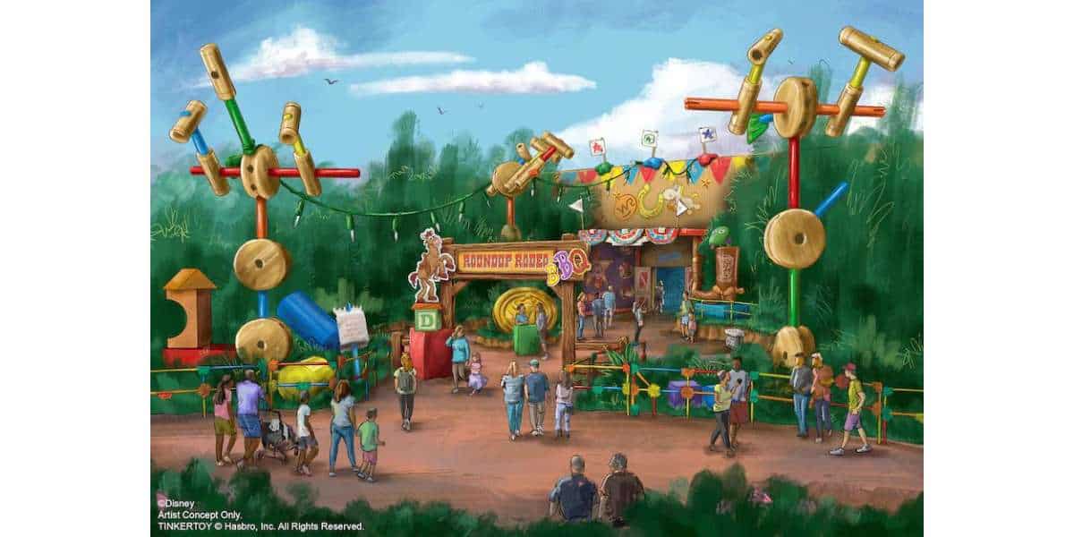 Roundup Rodeo BBQ Concept Art
