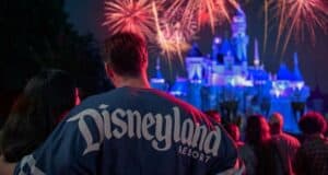 Couples enjoy a romantic evening at Disneyland during the special event "Disneyland After Dark: Sweethearts' Nite"