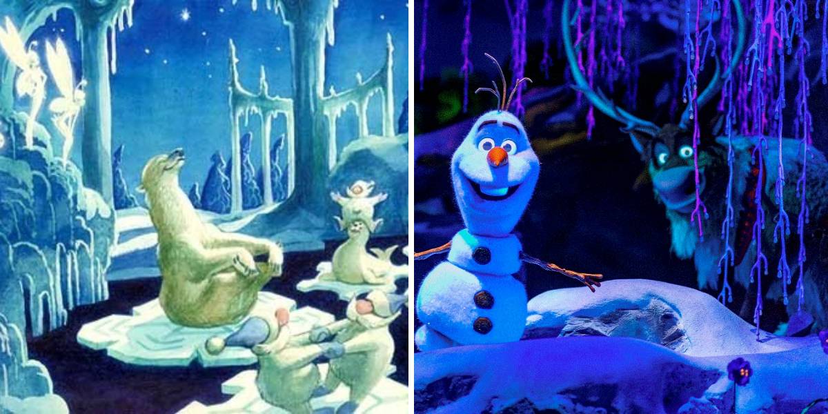 frozen ever after and enchanted ice palace