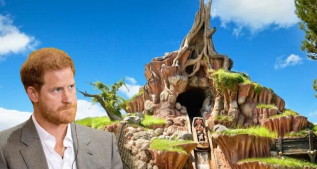 prince harry splash mountain closure disney world