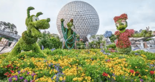 Disney Topiary at Festival of the Arts