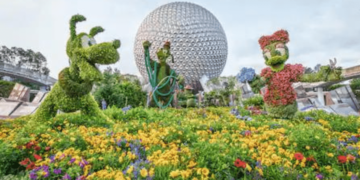 Disney Topiary at Festival of the Arts