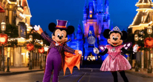 Halloween Mickey and Minnie