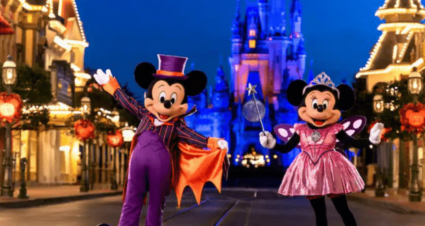 Halloween Mickey and Minnie
