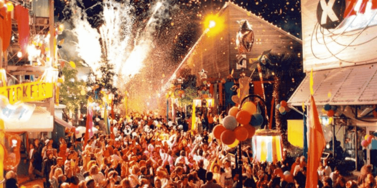 New Years Eve 1990 at Pleasure Island
