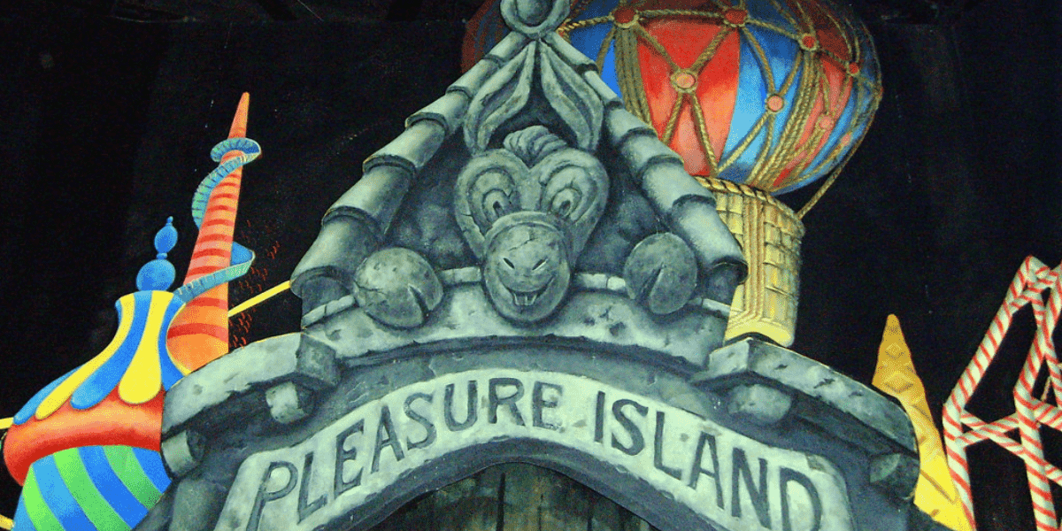 Pleasure Island Logo from Pinocchio 