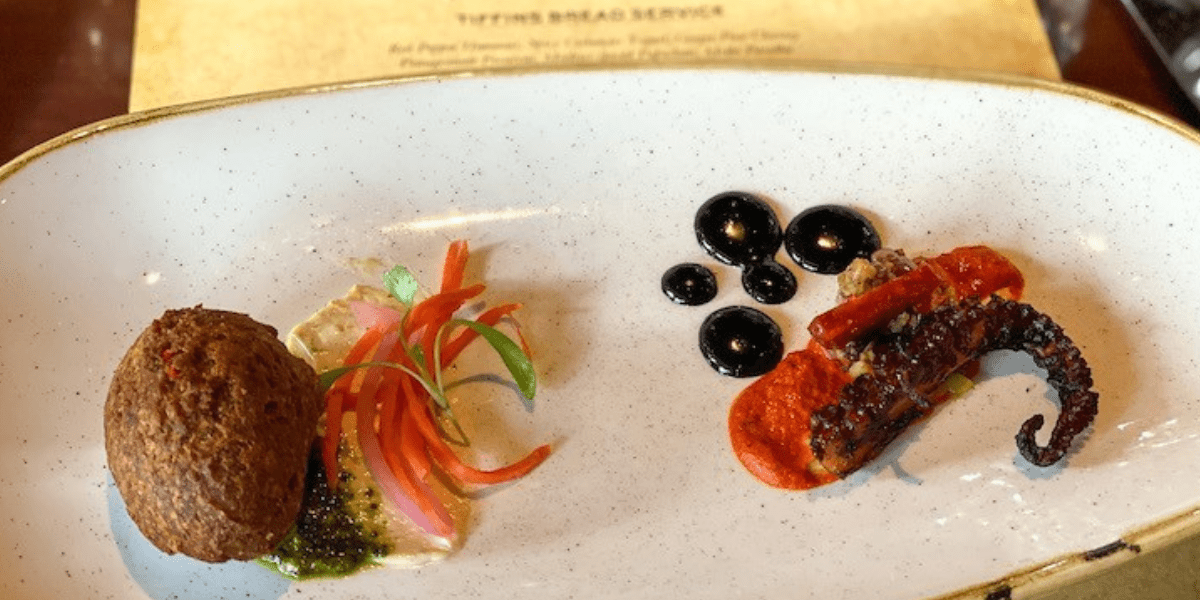Duo of Appetizers at Tiffins
