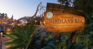 Signage for DinoLand U.S.A.