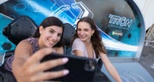 TRON Test Seat Photo Op