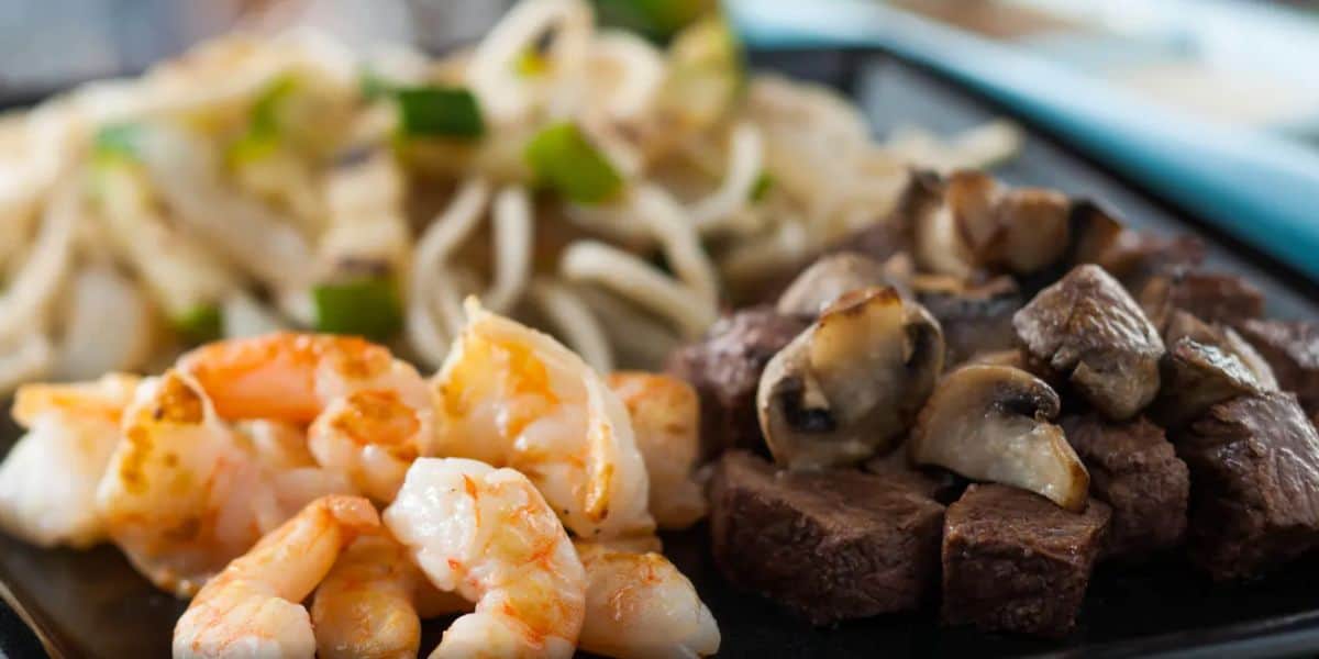 Teppan Edo Combination Entree