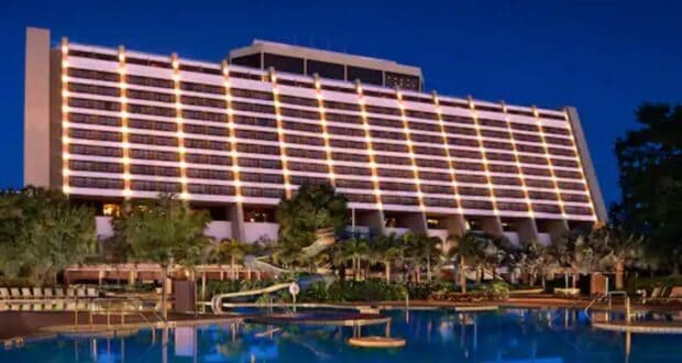 Contemporary Resort Exterior Night