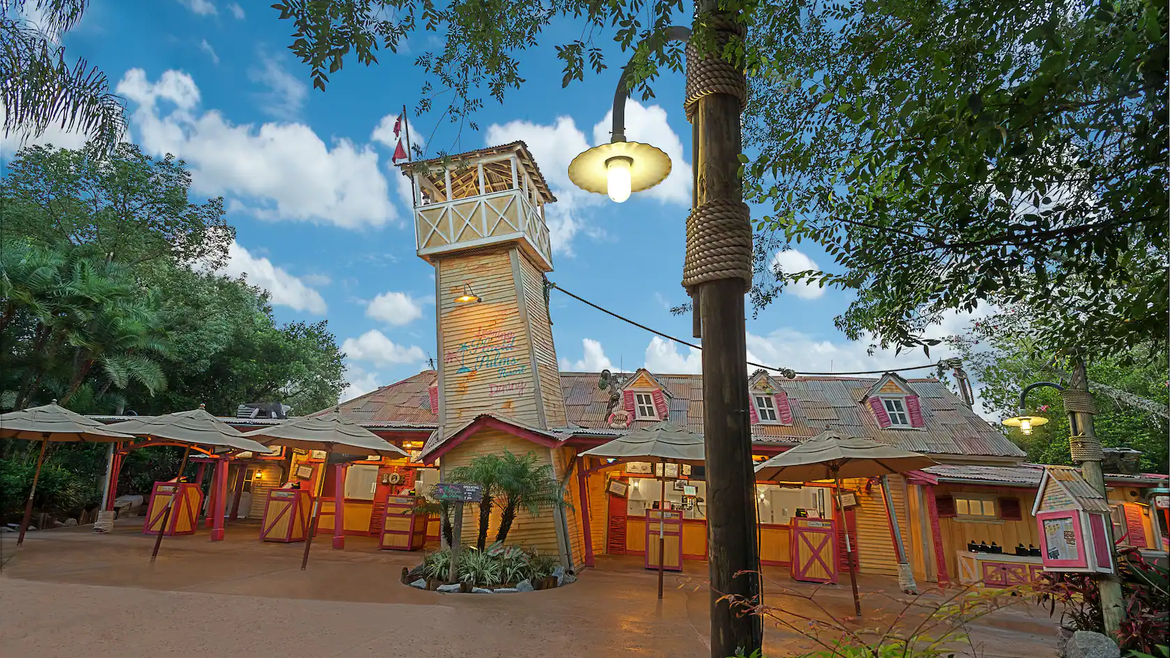 Leaning Palms at Disney's Typhoon Lagoon