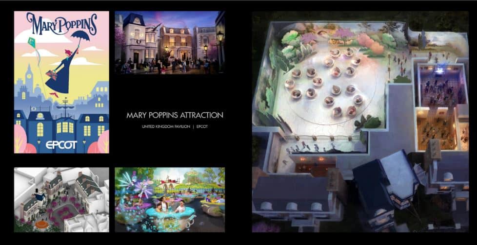 mary poppins ride attraction concept art