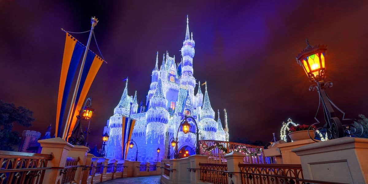 Cinderella Dreamlights Castle at Magic Kingdom