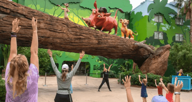 Family fitness at Disney's Art of Animation Resort