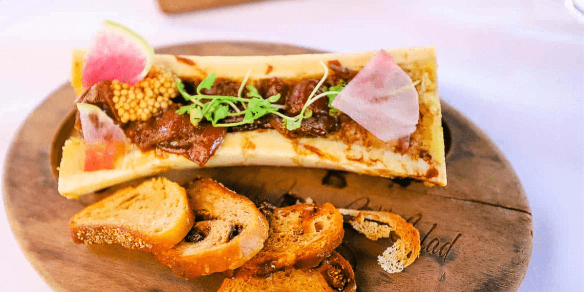 Bone Marrow Appetizer at Hollywood Brown Derby