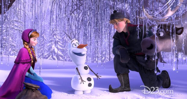 Frozen Anna and Olaf Animated Film