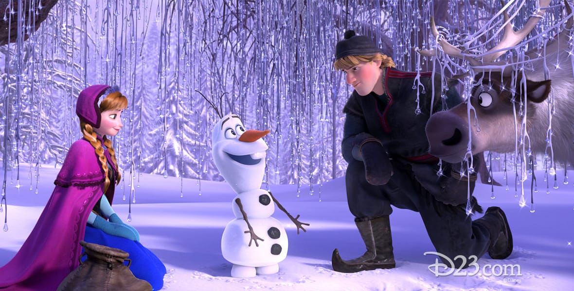 Frozen Anna and Olaf Animated Film