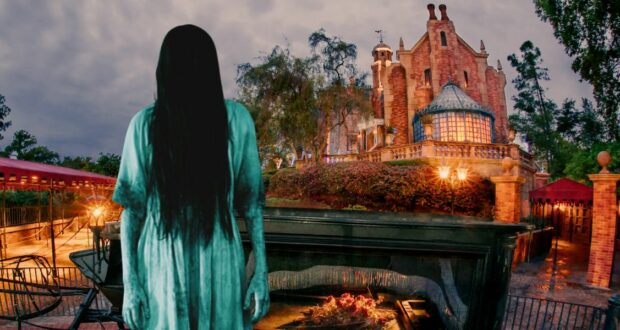 Haunted Mansion with The Ring Character