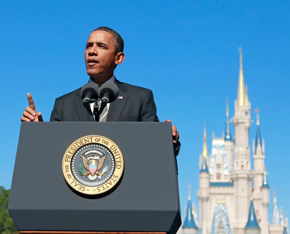 president obama disney world