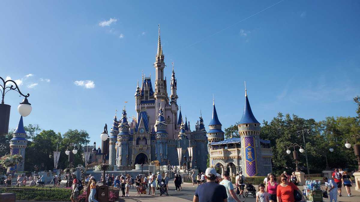 Cinderella Castle in the Magic Kingdom at Walt Disney World