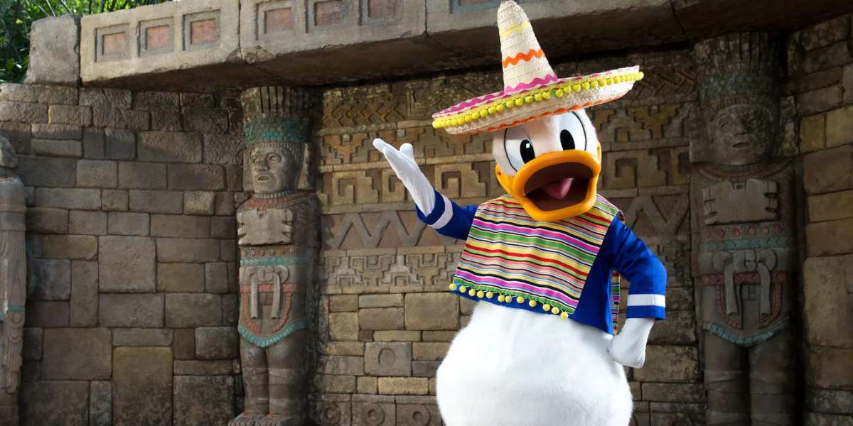 Donald Duck at Mexico in EPCOT