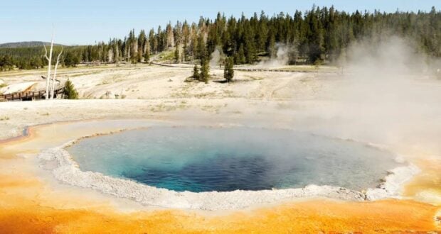 yellowstone national park geyser