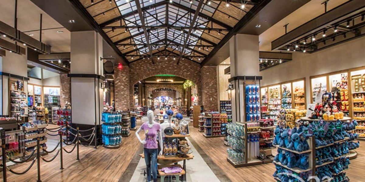 Disney springs shopping, one of many places to use a Disney visa credit card