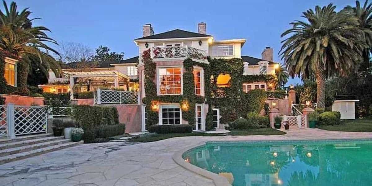 Image of Bob Iger's House with Pool and Patio