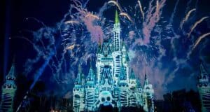 Nighttime Show at Cinderella Castle for Mickeys Not So Scary Halloween Party