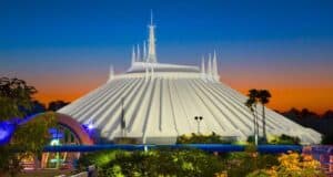 Exterior of Space Mountain at Disney World