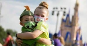 Mask for pandemic at Magic Kingdom